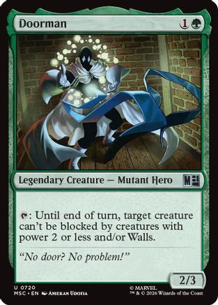 Doorman (MSC-720) - Commander: Marvel Super Heroes