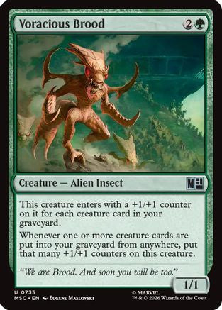 Voracious Brood (MSC-735) - Commander: Marvel Super Heroes