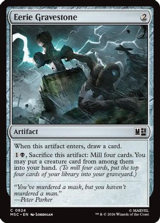 Eerie Gravestone (MSC-824) - Commander: Marvel Super Heroes