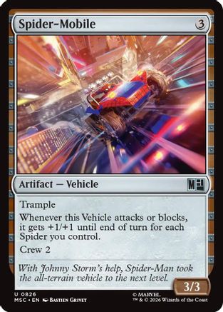Spider-Mobile (MSC-826) - Commander: Marvel Super Heroes Foil