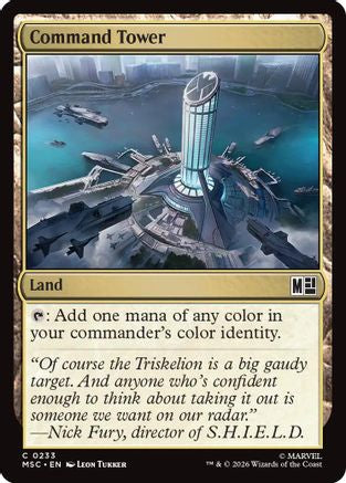 Command Tower (0233) (MSC-233) - Commander: Marvel Super Heroes