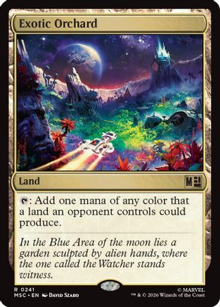 Exotic Orchard (MSC-241) - Commander: Marvel Super Heroes