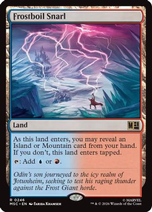 Frostboil Snarl (MSC-246) - Commander: Marvel Super Heroes