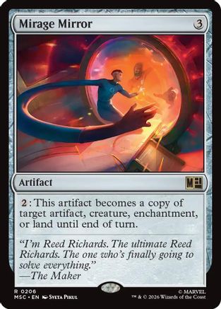Mirage Mirror (Surge Foil) (MSC-206) - Commander: Marvel Super Heroes Foil