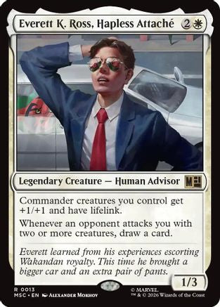 Everett K. Ross, Hapless Attache (Surge Foil) (MSC-013) - Commander: Marvel Super Heroes Foil