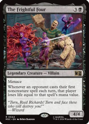 The Frightful Four (Surge Foil) (MSC-044) - Commander: Marvel Super Heroes Foil