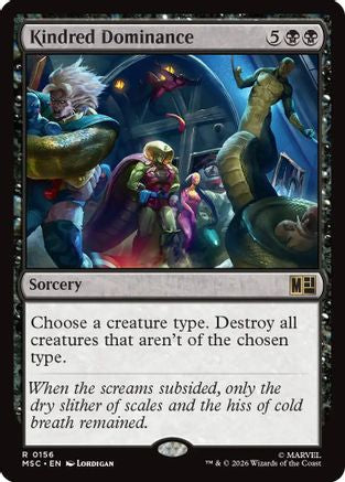 Kindred Dominance (MSC-156) - Commander: Marvel Super Heroes