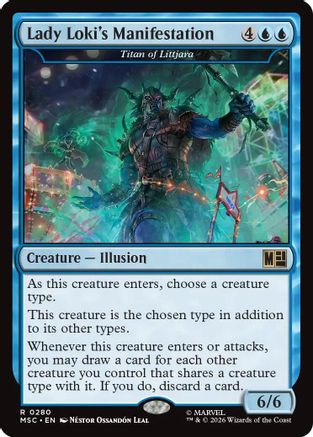 Lady Loki's Manifestation - Titan of Littjara (MSC-280) - Commander: Marvel Super Heroes