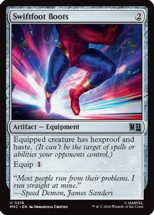 Swiftfoot Boots (MSC-216) - Commander: Marvel Super Heroes