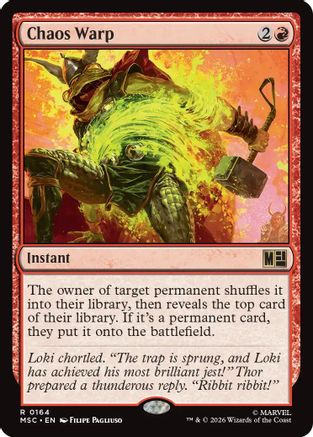 Chaos Warp (MSC-164) - Commander: Marvel Super Heroes