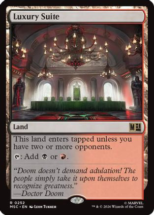 Luxury Suite (MSC-252) - Commander: Marvel Super Heroes