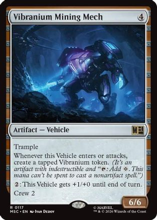 Vibranium Mining Mech (MSC-117) - Commander: Marvel Super Heroes