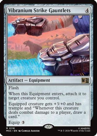 Vibranium Strike Gauntlets (MSC-118) - Commander: Marvel Super Heroes