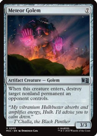 Meteor Golem (MSC-205) - Commander: Marvel Super Heroes