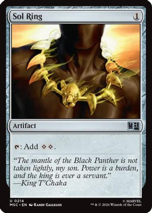 Sol Ring (0214) (MSC-214) - Commander: Marvel Super Heroes