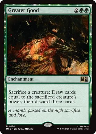Greater Good (Surge Foil) (MSC-174) - Commander: Marvel Super Heroes Foil