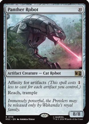 Panther Robot (Surge Foil) (MSC-113) - Commander: Marvel Super Heroes Foil