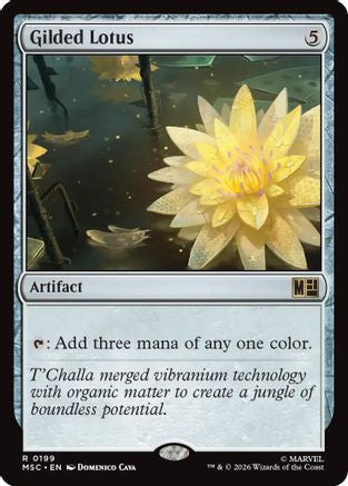 Gilded Lotus (Surge Foil) (MSC-199) - Commander: Marvel Super Heroes Foil