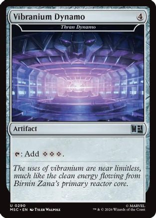 Vibranium Dynamo - Thran Dynamo (Surge Foil) (MSC-290) - Commander: Marvel Super Heroes Foil