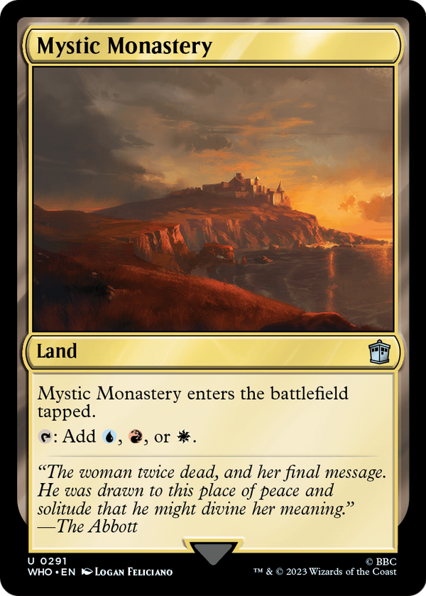 Mystic Monastery (WHO-291) - Doctor Who Foil