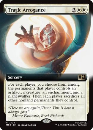 Tragic Arrogance (Extended Art) (MSC-323) - Commander: Marvel Super Heroes