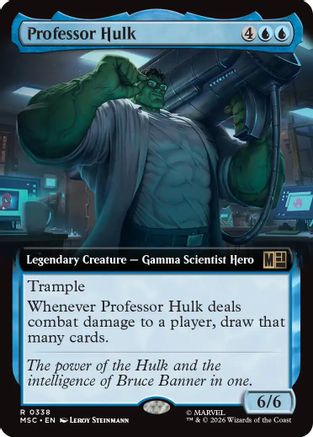 Professor Hulk (Extended Art) (MSC-338) - Commander: Marvel Super Heroes