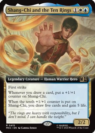 Shang-Chi and the Ten Rings (Extended Art) (MSC-415) - Commander: Marvel Super Heroes
