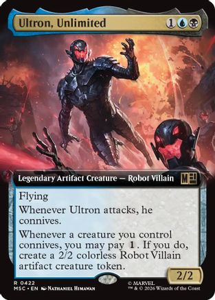 Ultron, Unlimited (Extended Art) (MSC-422) - Commander: Marvel Super Heroes