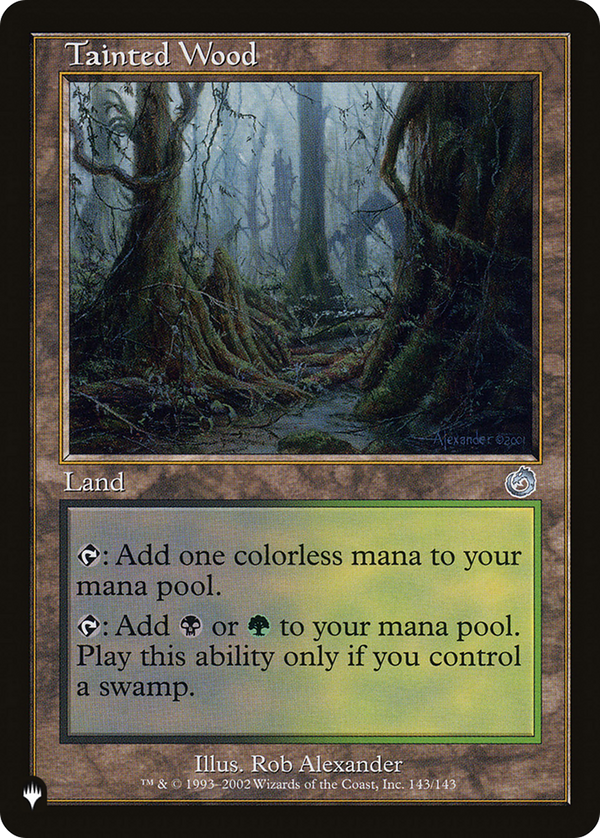 Tainted Wood (LIST-TOR-143) - The List