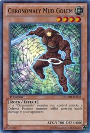Chronomaly Mud Golem (NUMH-EN003) - Number Hunters Unlimited