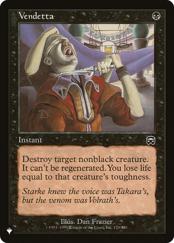 Vendetta (LIST-MMQ-170) - The List