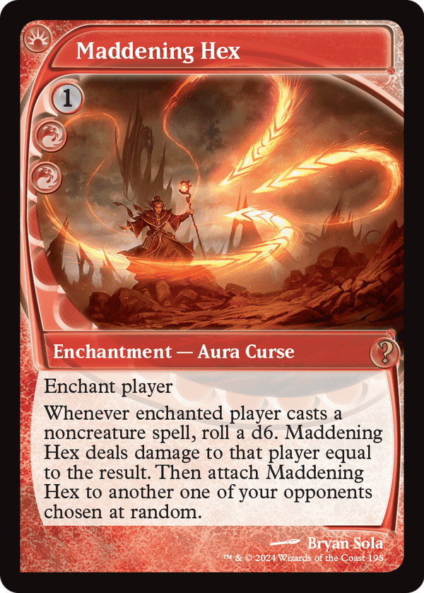 Maddening Hex (Future Sight) (MB2-195) - Mystery Booster 2 Foil