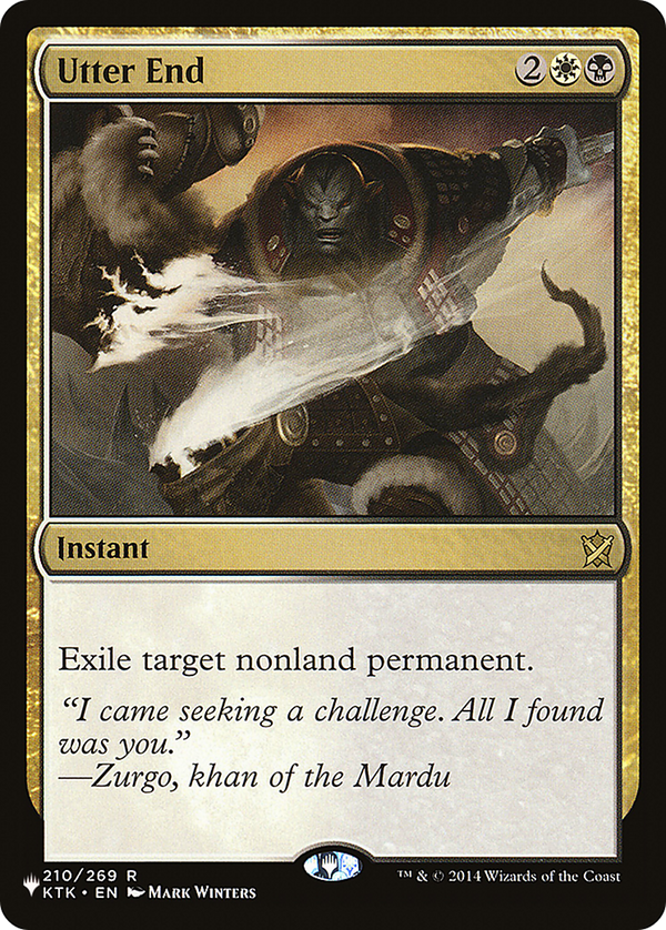 Utter End (LIST-KTK-210) - The List