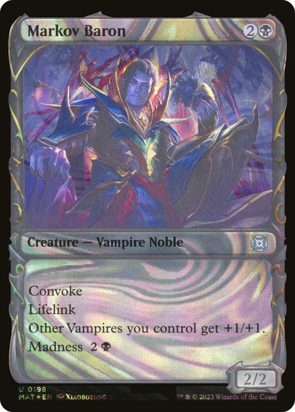 Markov Baron (Halo Foil) (MAT-198) - March of the Machine: The Aftermath: (Showcase) Foil