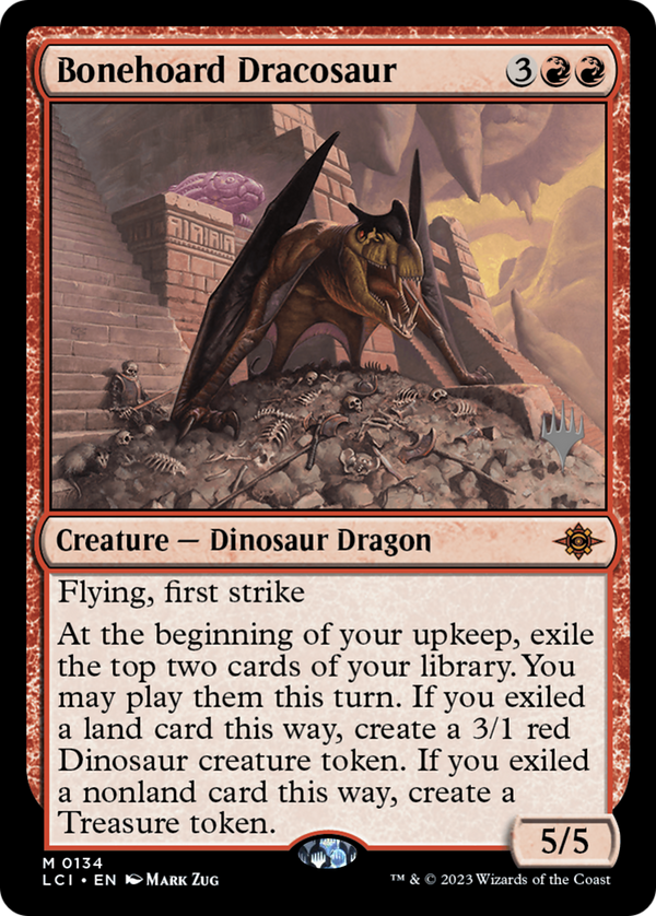 Bonehoard Dracosaur (PPLCI-134) - The Lost Caverns of Ixalan Promos Foil