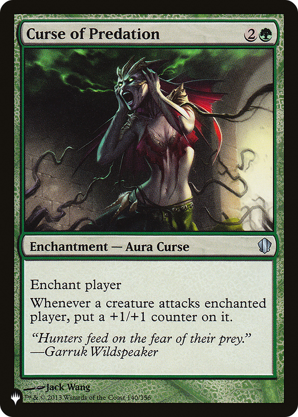 Curse of Predation (LIST-C13-140) - The List