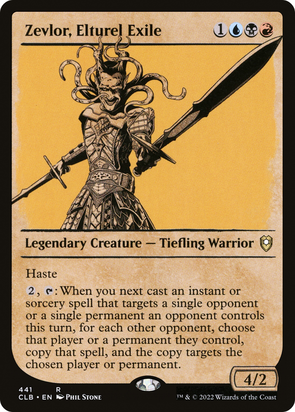 Zevlor, Elturel Exile (Showcase) (CLB-441) - Commander Legends: Battle for Baldur's Gate: (Showcase) Foil