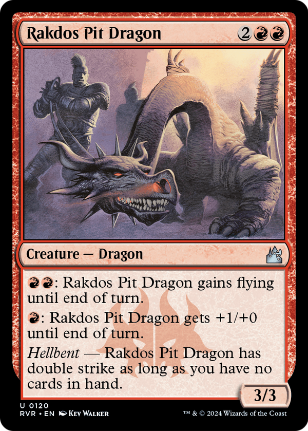 Rakdos Pit Dragon (RVR-120) - Ravnica Remastered