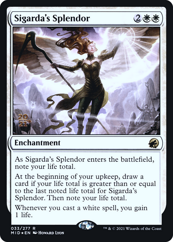 Sigarda's Splendor (PRE-33S) - Innistrad: Midnight Hunt Promos Foil