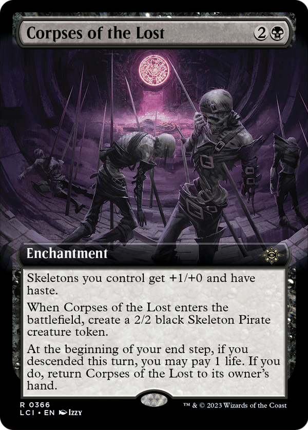 Corpses of the Lost (Extended Art) (LCI-366) - The Lost Caverns of Ixalan: (Extended Art)