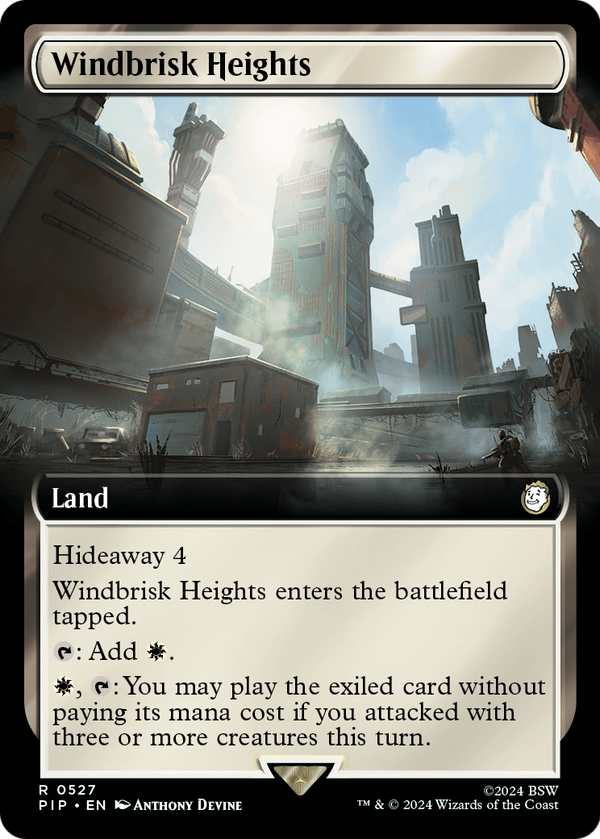 Windbrisk Heights (Extended Art) (PIP-527) - Fallout: (Extended Art) Foil