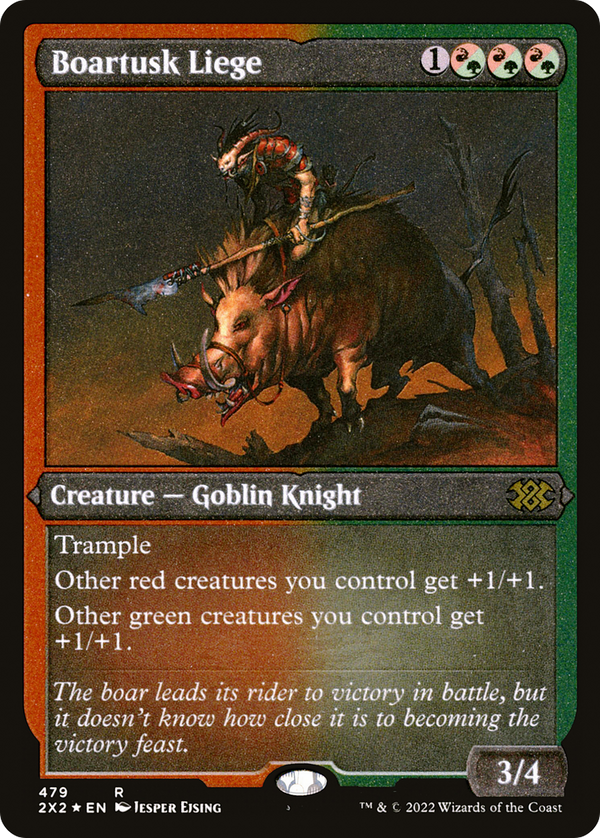 Boartusk Liege (Foil Etched) (2X2-479) - Double Masters 2022 Foil