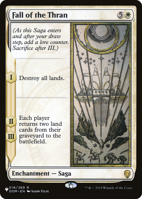 Fall of the Thran (LIST-DOM-18) - The List