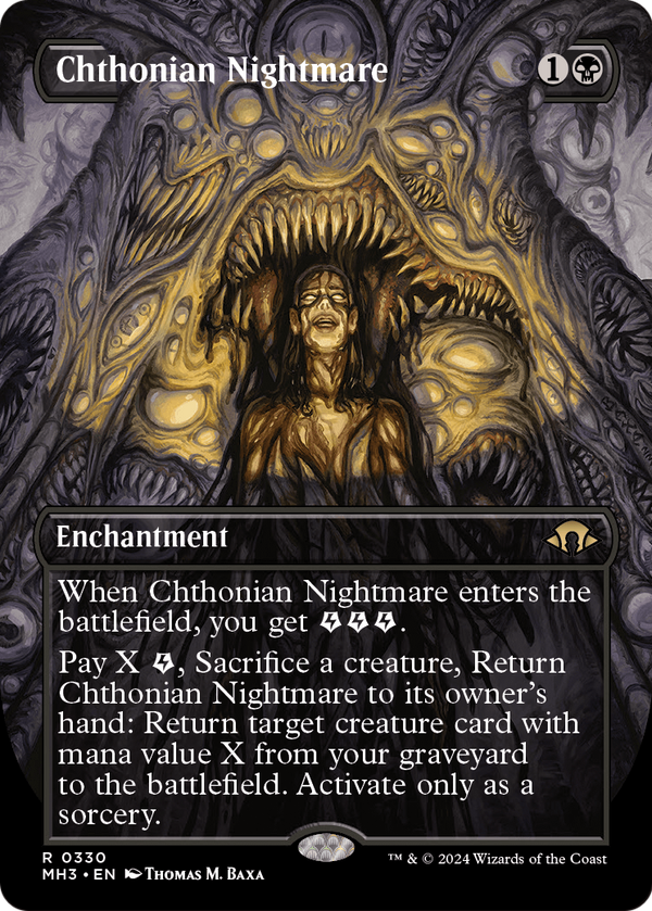 Chthonian Nightmare (Borderless) (MH3-330) - Modern Horizons 3