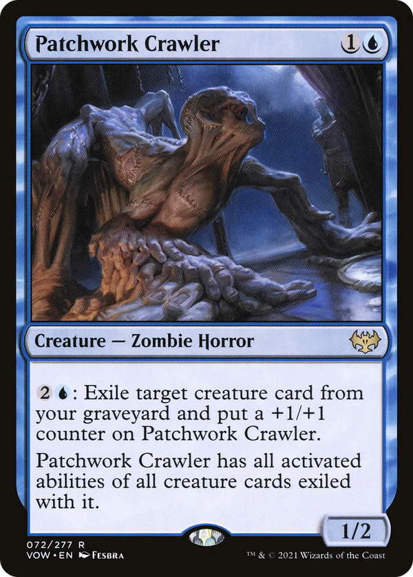 Patchwork Crawler (VOW-072) - Innistrad: Crimson Vow Foil