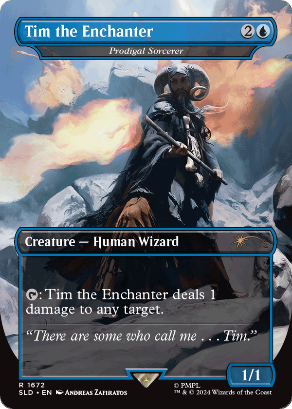 Prodigal Sorcerer (SLD-1672) - Secret Lair Drop / Tim the Enchanter (Borderless)