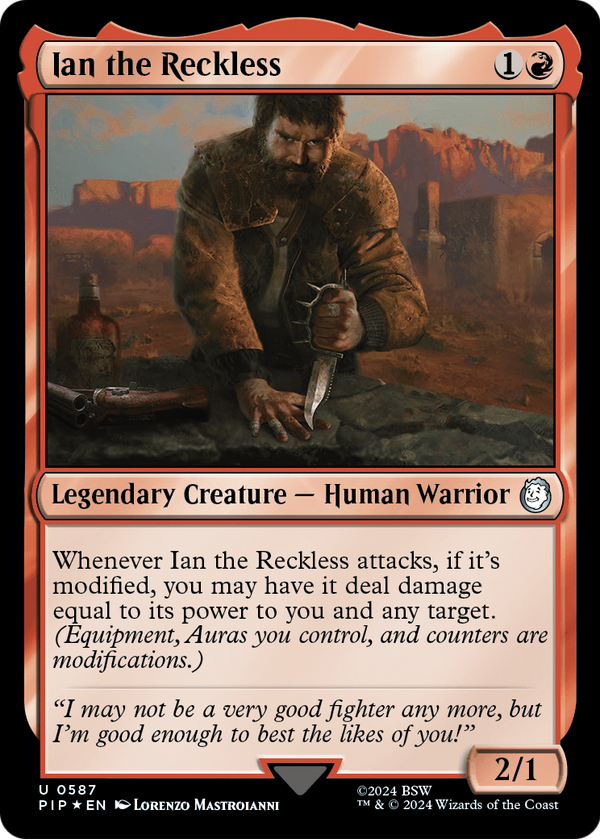 Ian the Reckless (Surge Foil) (PIP-587) - Fallout