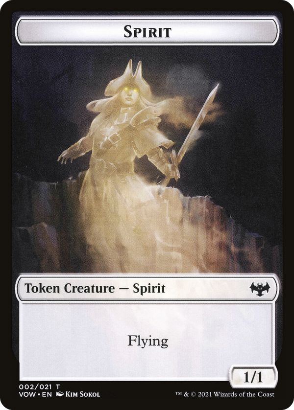 Spirit (TVOW-002) - Innistrad: Crimson Vow Tokens