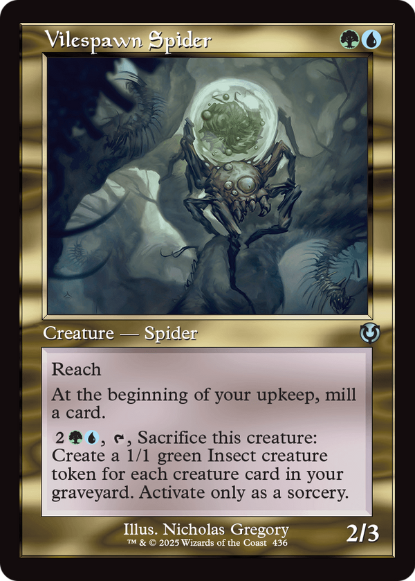 Vilespawn Spider (Retro Frame) (INR-436) - Innistrad Remastered