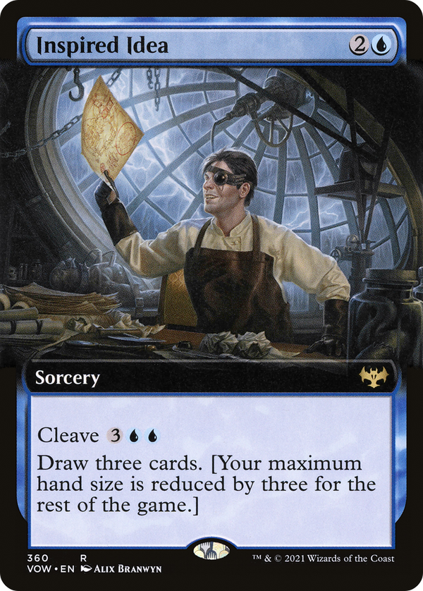 Inspired Idea (Extended Art) (VOW-360) - Innistrad: Crimson Vow: (Extended Art)